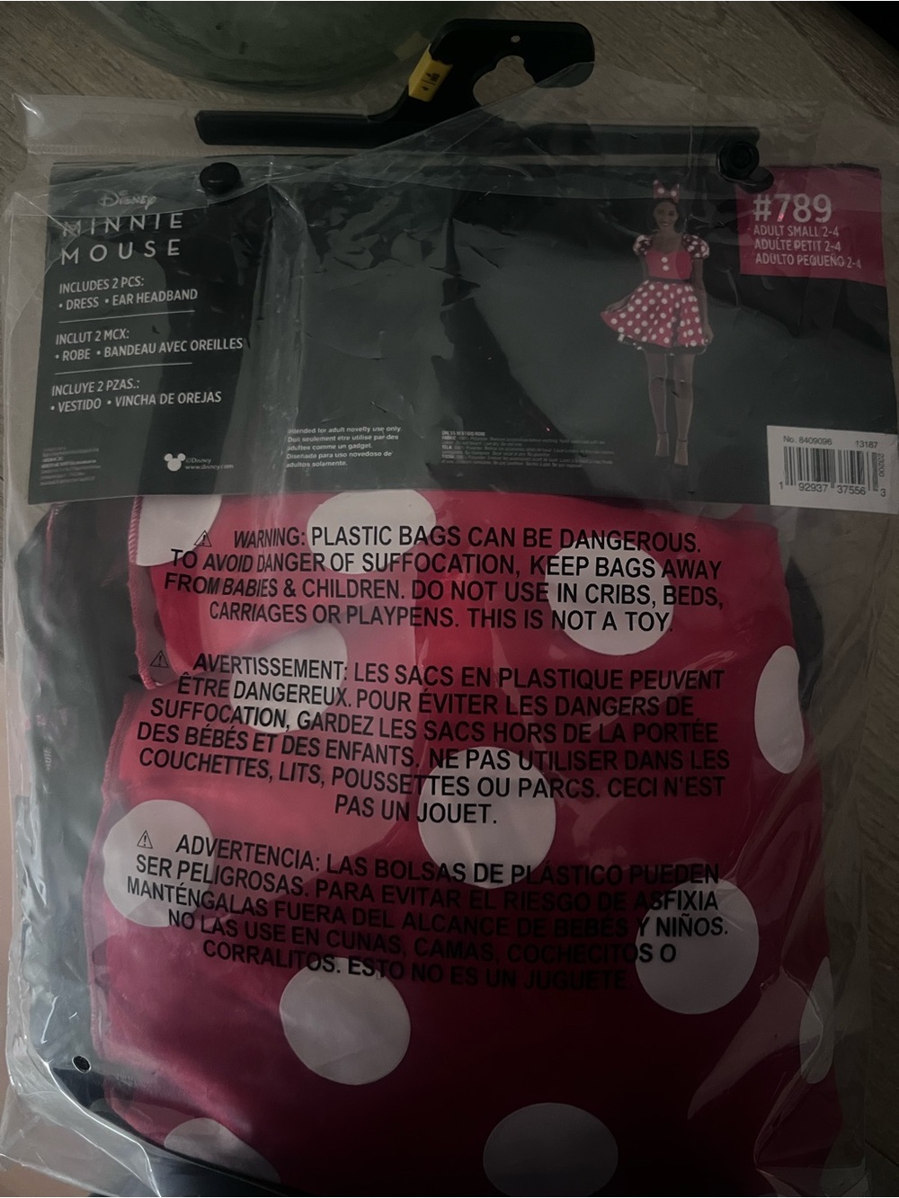 Minnie Mouse costume Small NWT - Picture 3 of 3